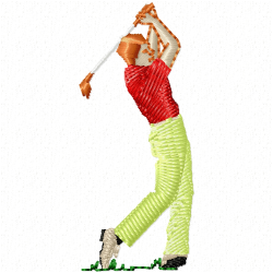 Golf Embroidery Design 1 Golf Embroidery Design 1